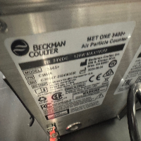 Beckman Coulter MET ONE 3400+ Air Particle Counter image 0